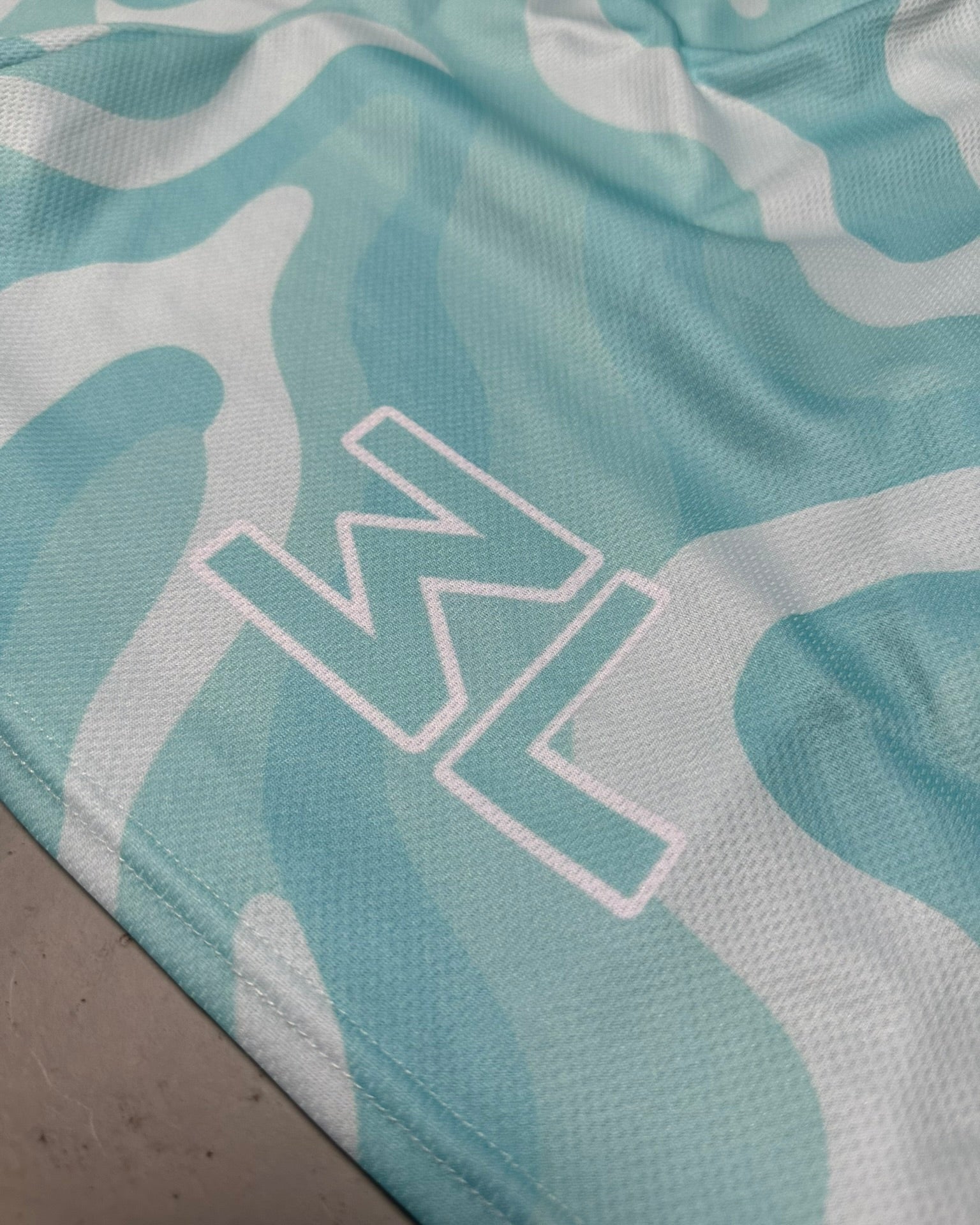 Turquoise MeshLive Shorts