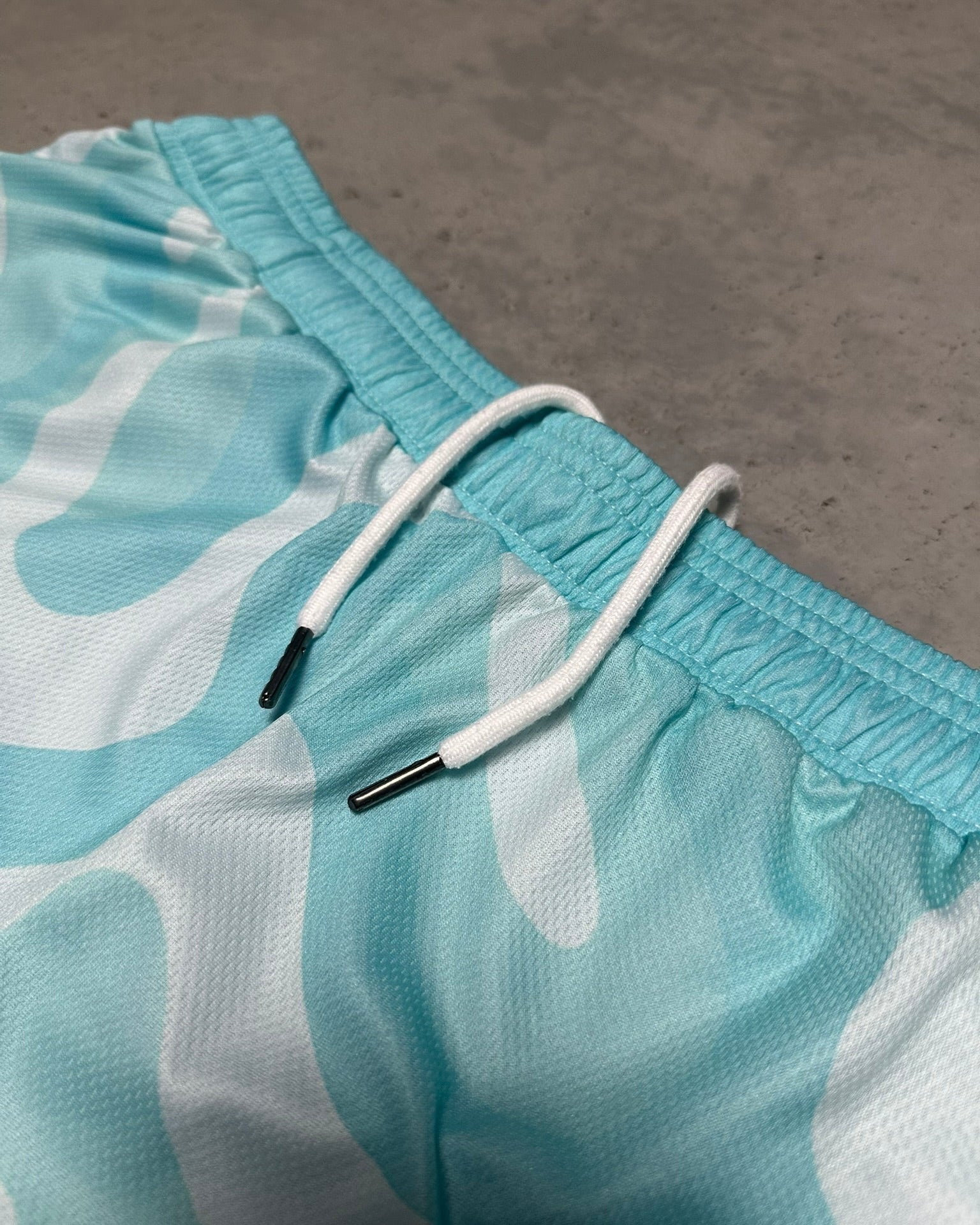 Turquoise MeshLive Shorts