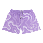 Purple MeshLive Shorts