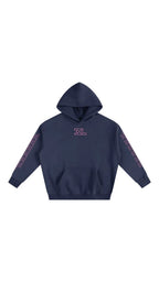 Monogram Navy Hoodie
