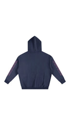 Monogram Navy Hoodie