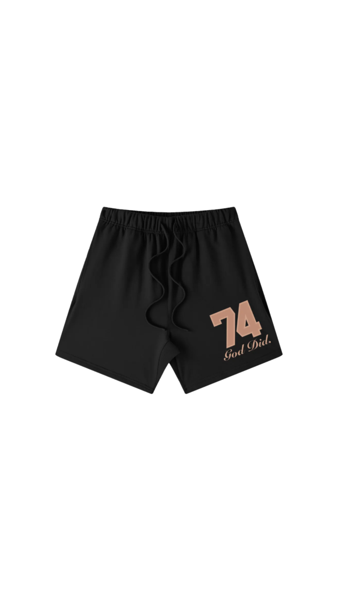 GOD DID. Shorts BLACK