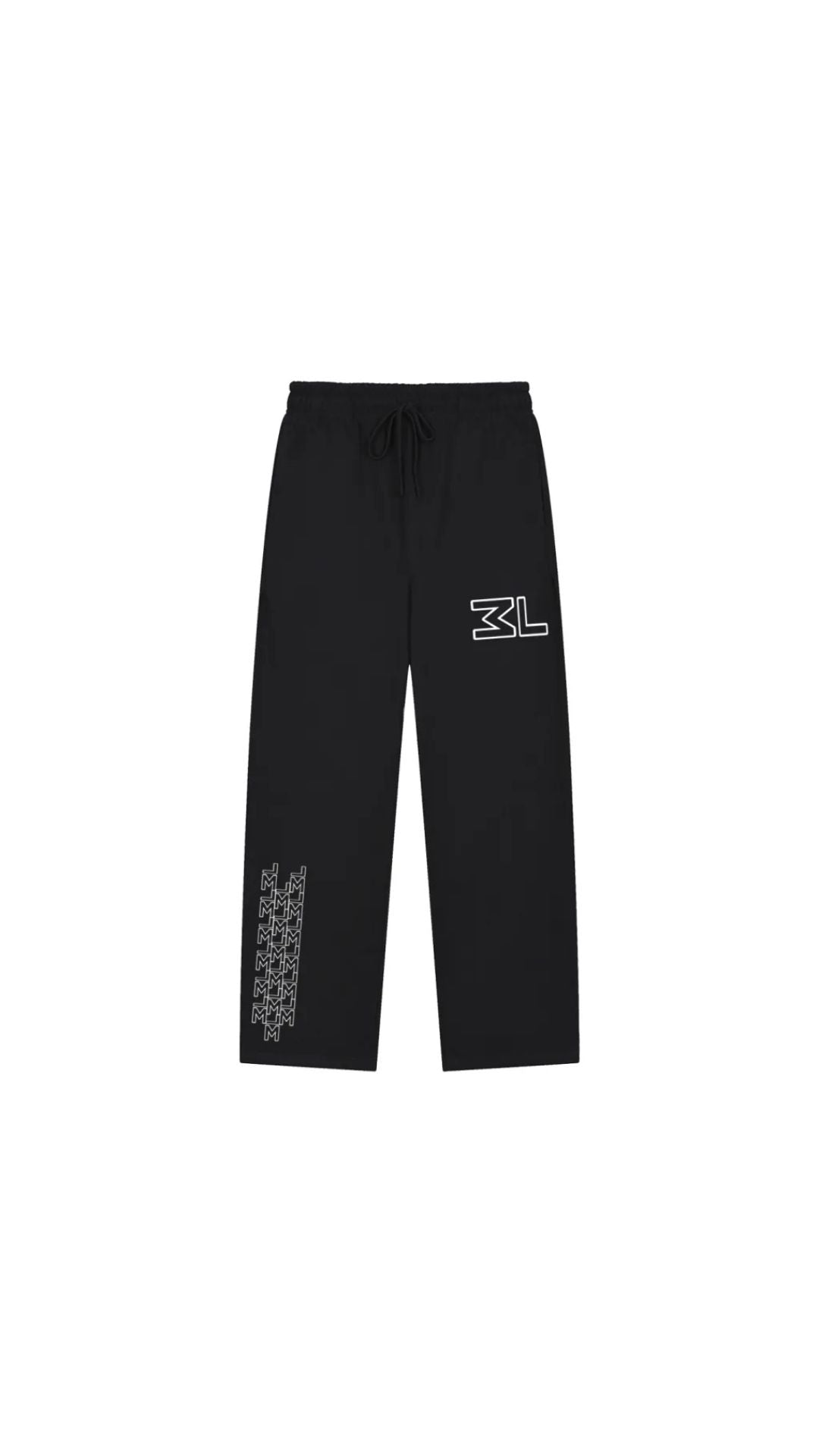 Monogram Black Pants