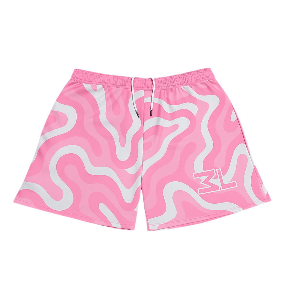 Pink MeshLive Shorts
