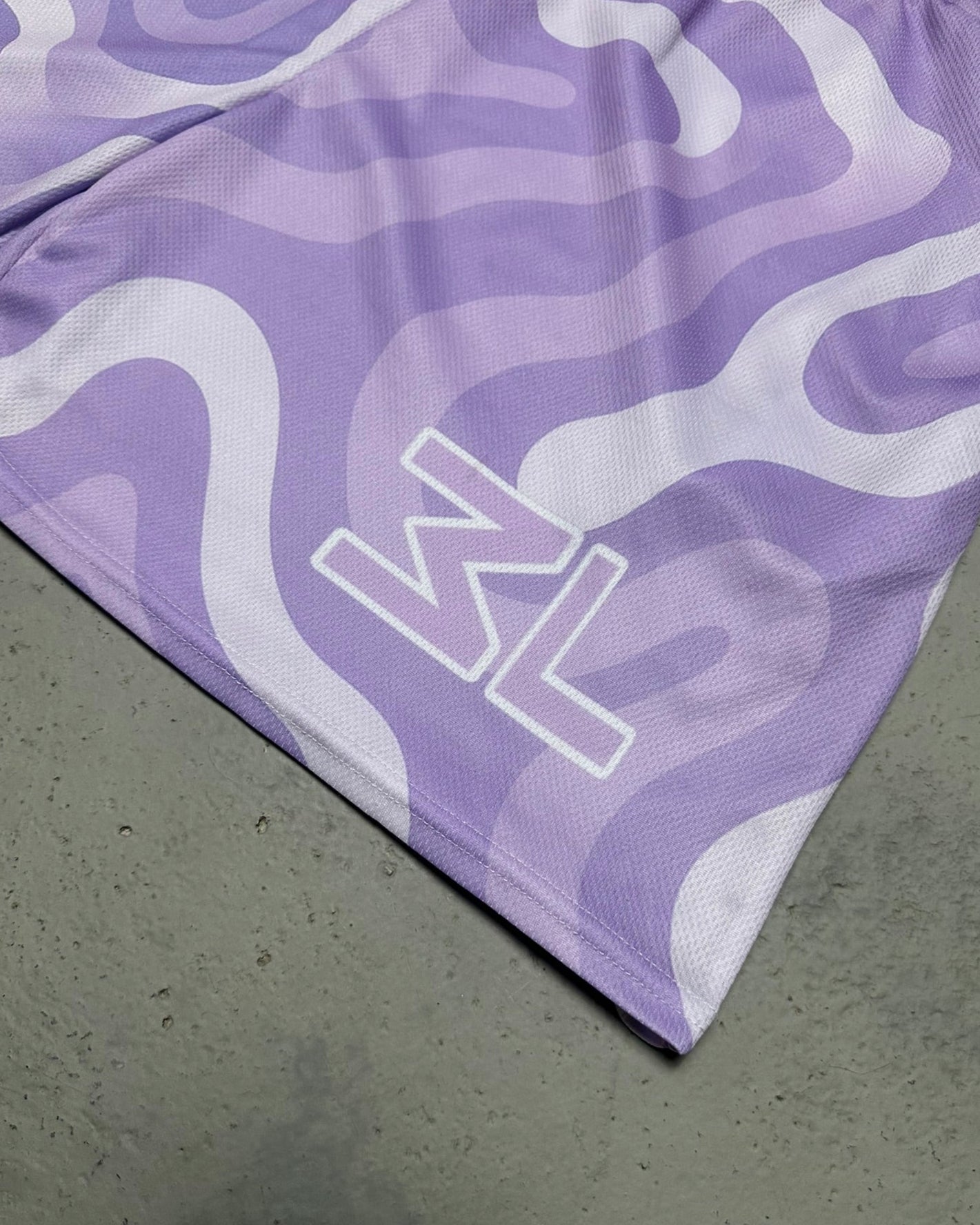 Purple MeshLive Shorts
