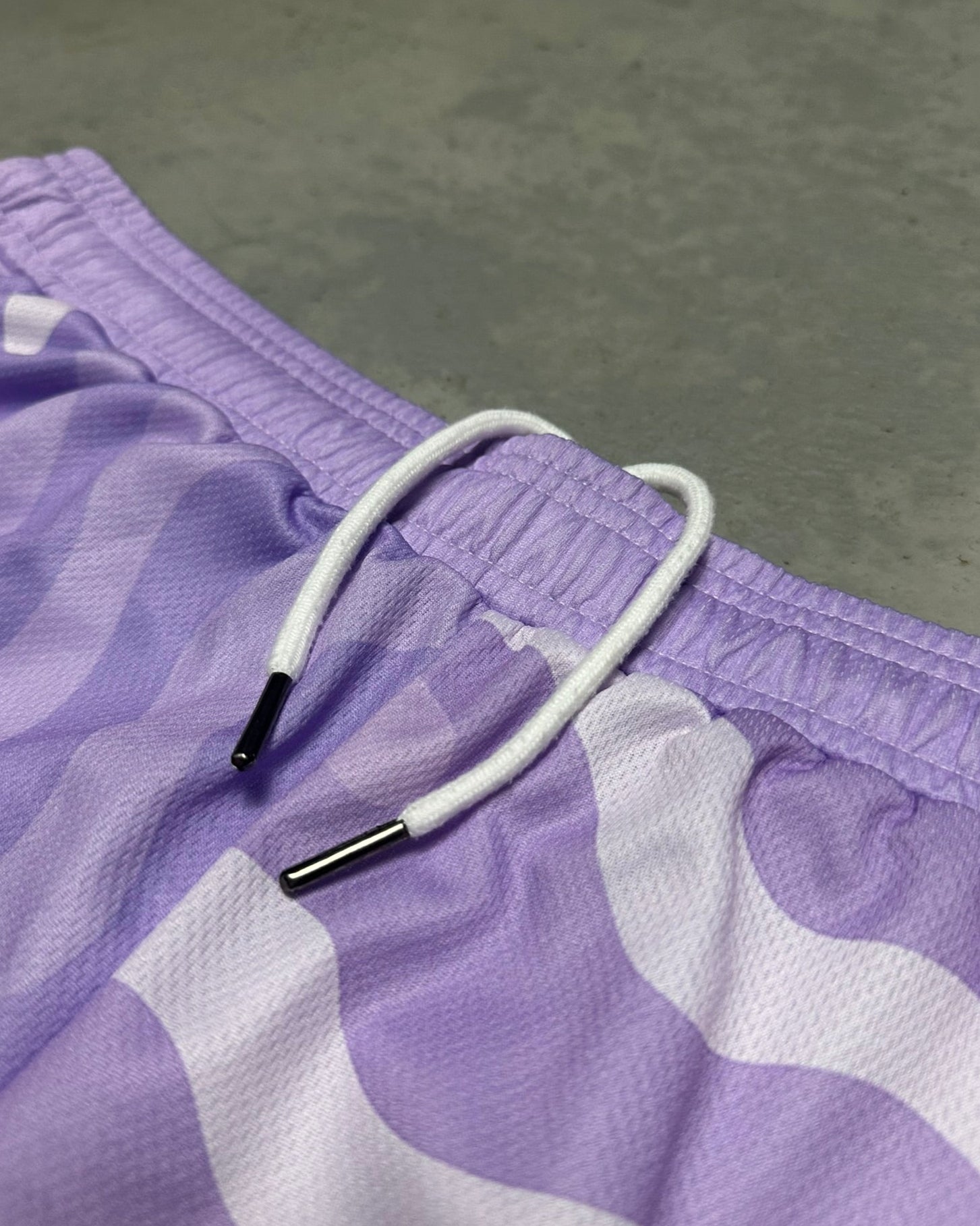 Purple MeshLive Shorts