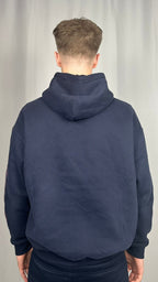 Monogram Navy Hoodie