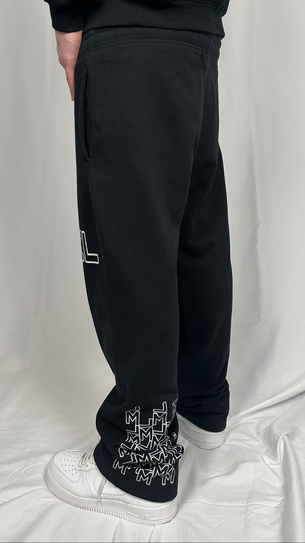 Monogram Black Pants