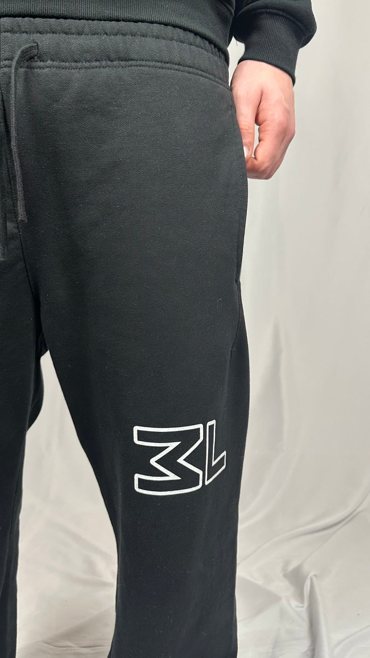 Monogram Black Pants