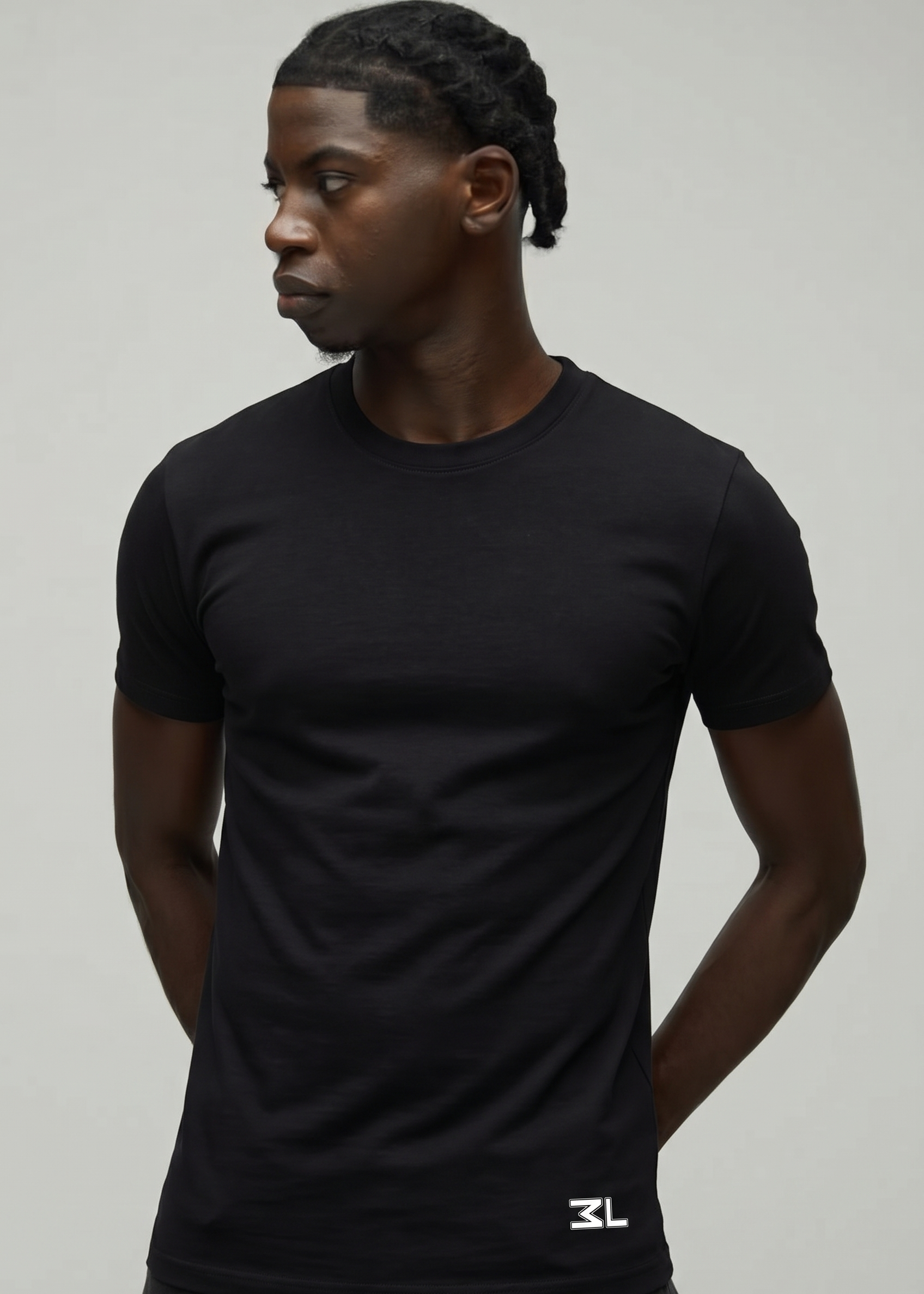 SLIM TEE 3x BLACK