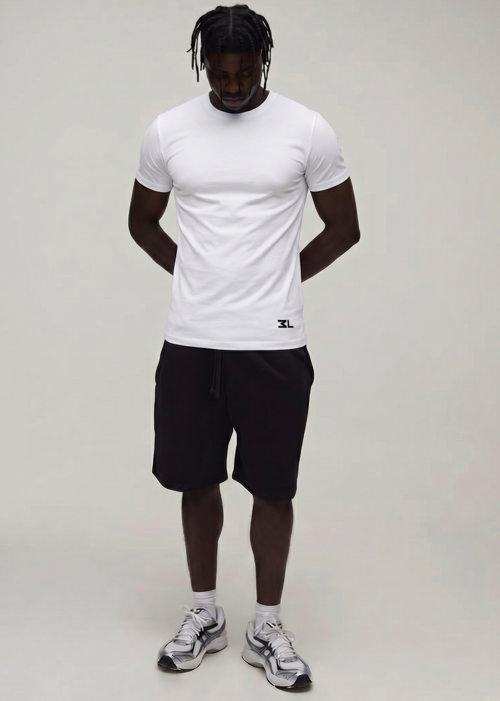SLIM TEE 3x WHITE