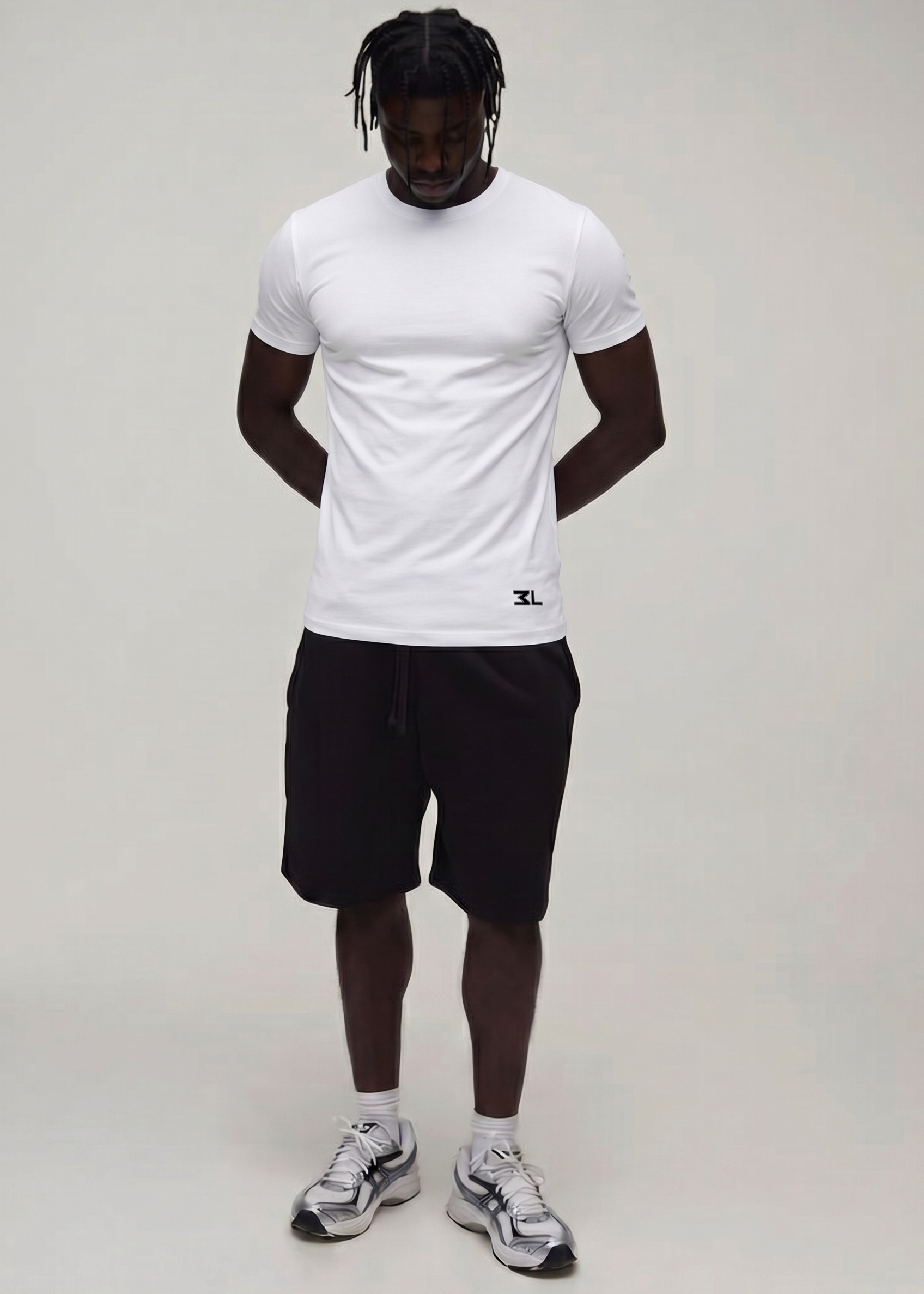 SLIM TEE 3x WHITE