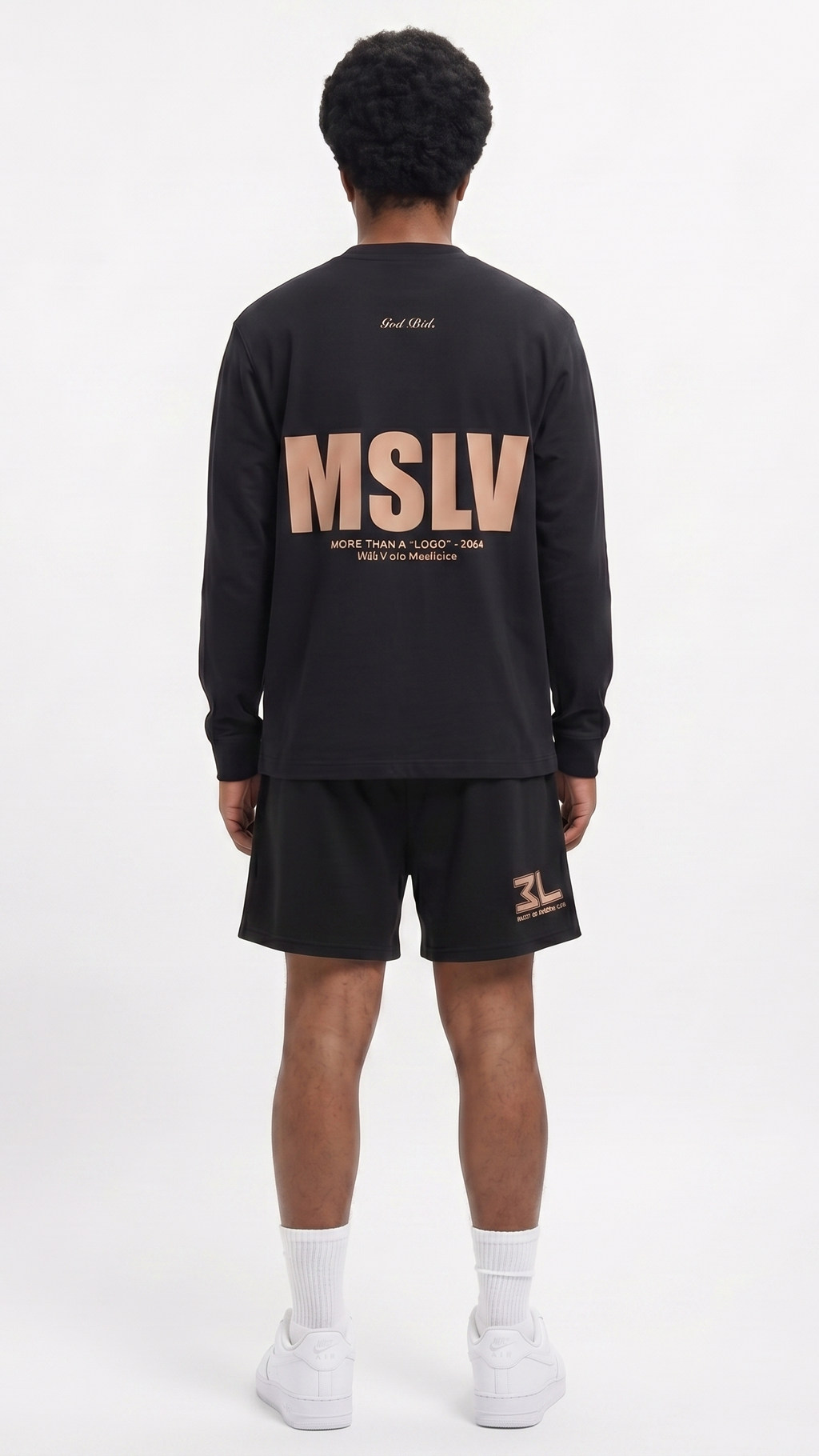 GOD DID. Longsleeve BLACK